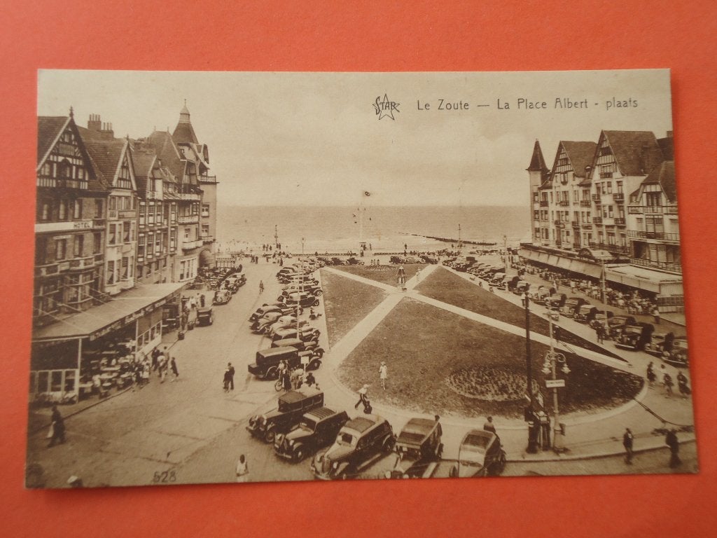 Knokke - Knocke Zoute Albert Plaats, Collections, Enlèvement ou Envoi, 1920 à 1940, Non affranchie, Flandre Occidentale