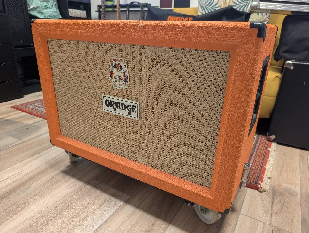 Orange PPC212 2x12" + housse de protection – Très bon état, Ophalen, Gebruikt, Gitaar