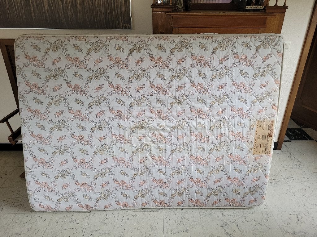 Lattenbodem en Matras 140x200, Ophalen, Gebruikt, Tweepersoons, 140 cm