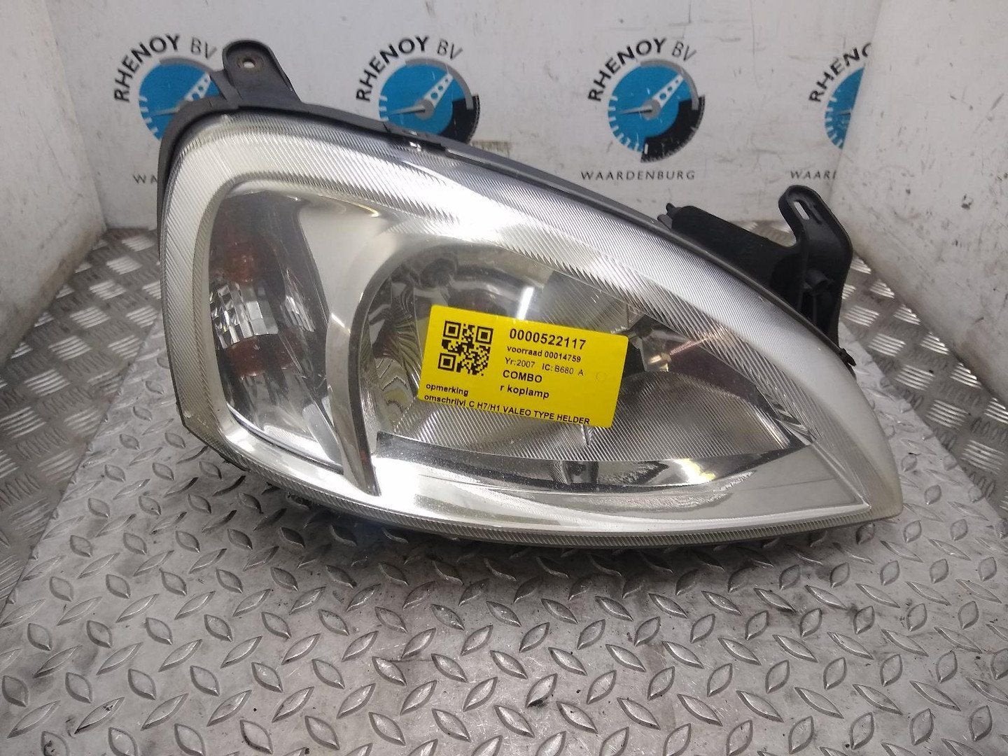OPEL COMBO 1.7 CDTi Comf.500 kg KOPLAMP R 2007, Ophalen of Verzenden, Gebruikt, Stiba lid