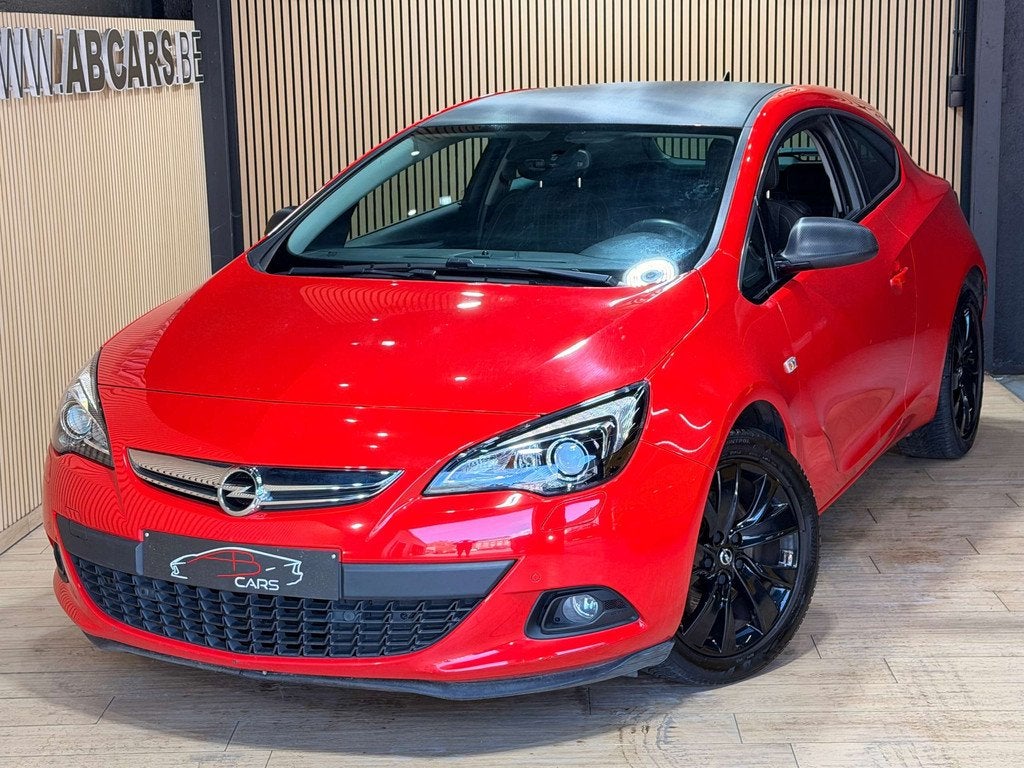 Opel Astra GTC 1.4 Turbo Black Edition * SPORT * GARANTIE 12, Auto's, 1940 kg, Stof, Gebruikt, 4 cilinders