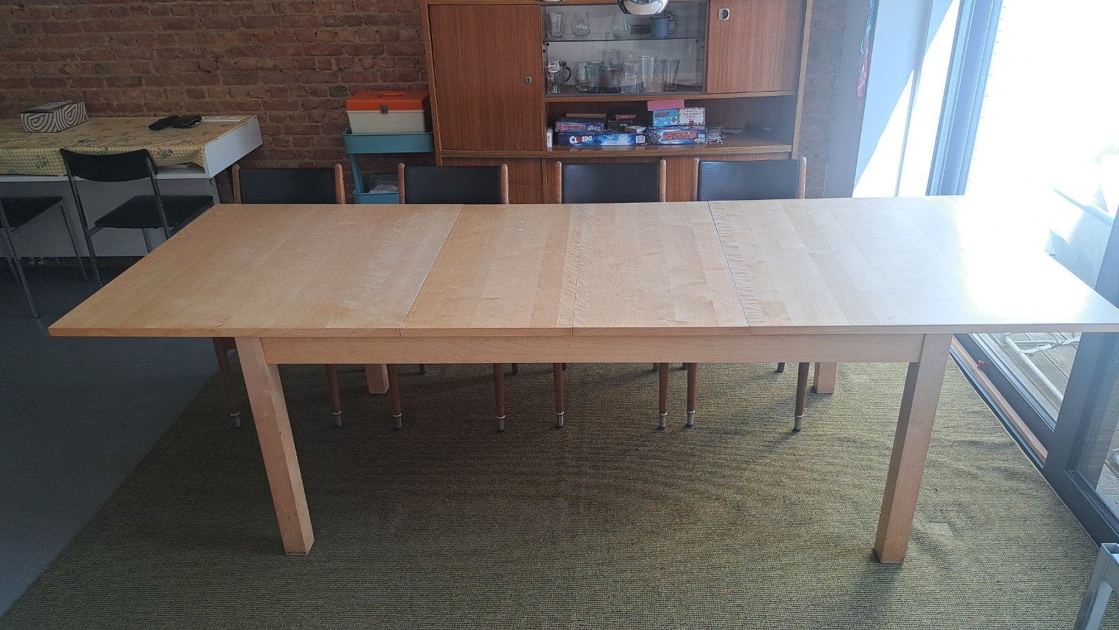 Zeer degelijke tafel., Doe-het-zelf en Bouw, Ophalen, Zo goed als nieuw, 70 tot 120 cm, Inklapbaar