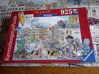 puzzle Cities of the world    Anvers cneuf 8€, Enlèvement ou Envoi, 500 à 1500 pièces, Comme neuf, Puzzle