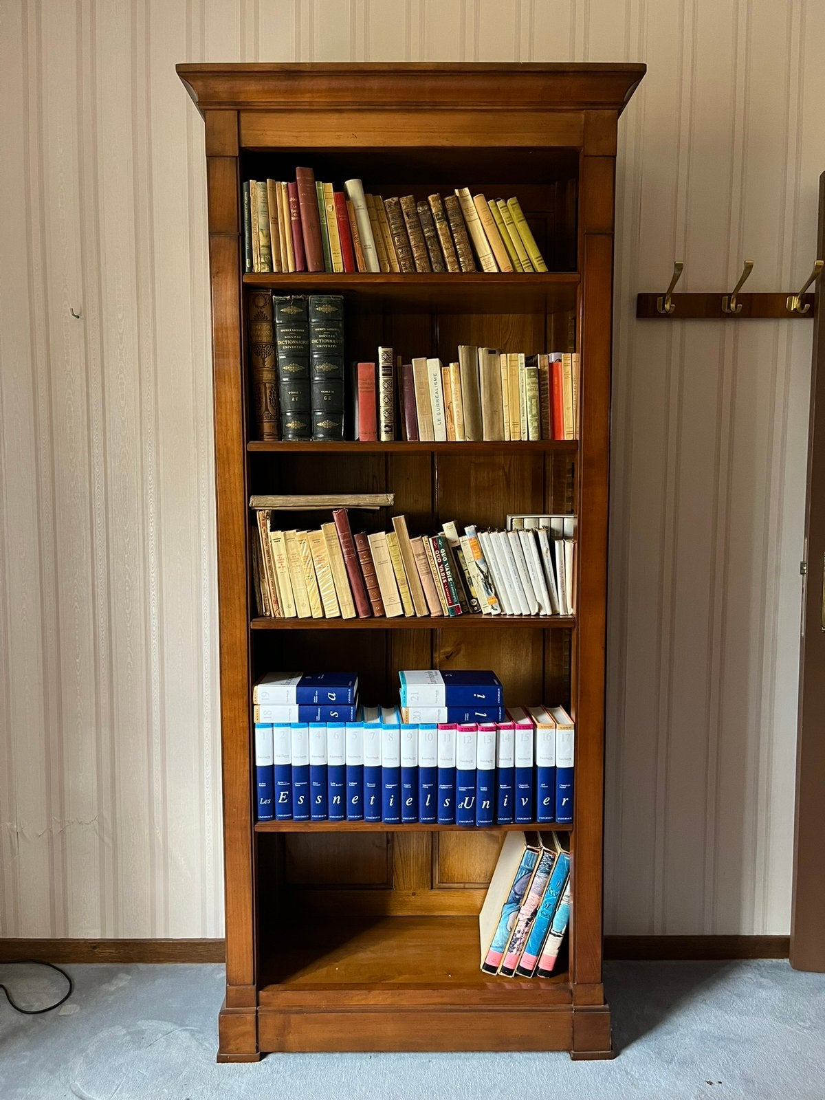 Bibliothèque en merisier, 25 à 50 cm, Cerisier, Directoire, Comme neuf