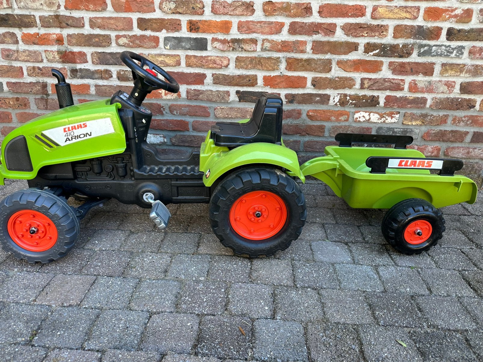 Traptractor + aanhangwagen Claas, Ophalen, Gebruikt