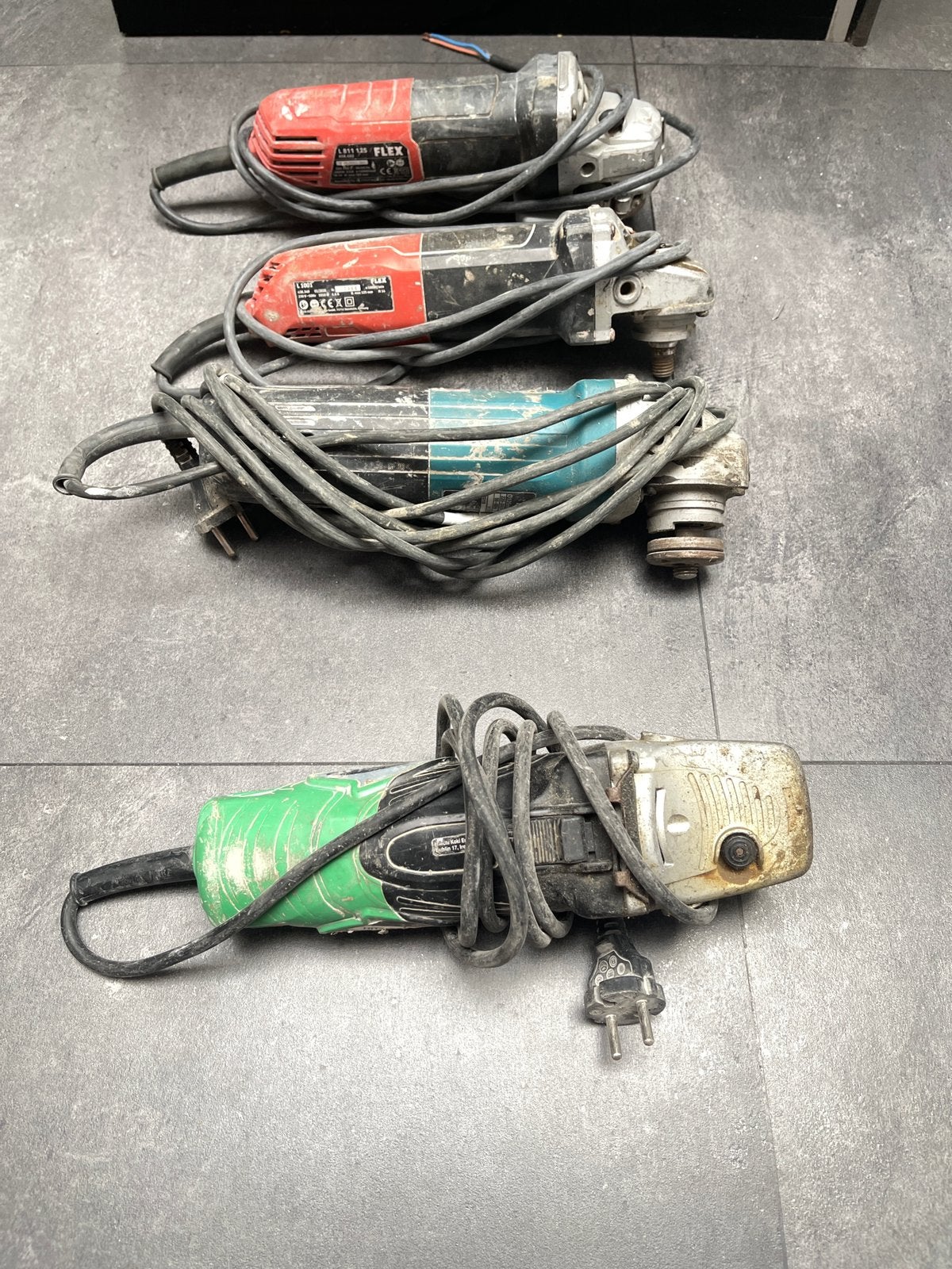 Lot de 4 disqueuses à réparer, Bricolage & Construction, Enlèvement, Utilisé
