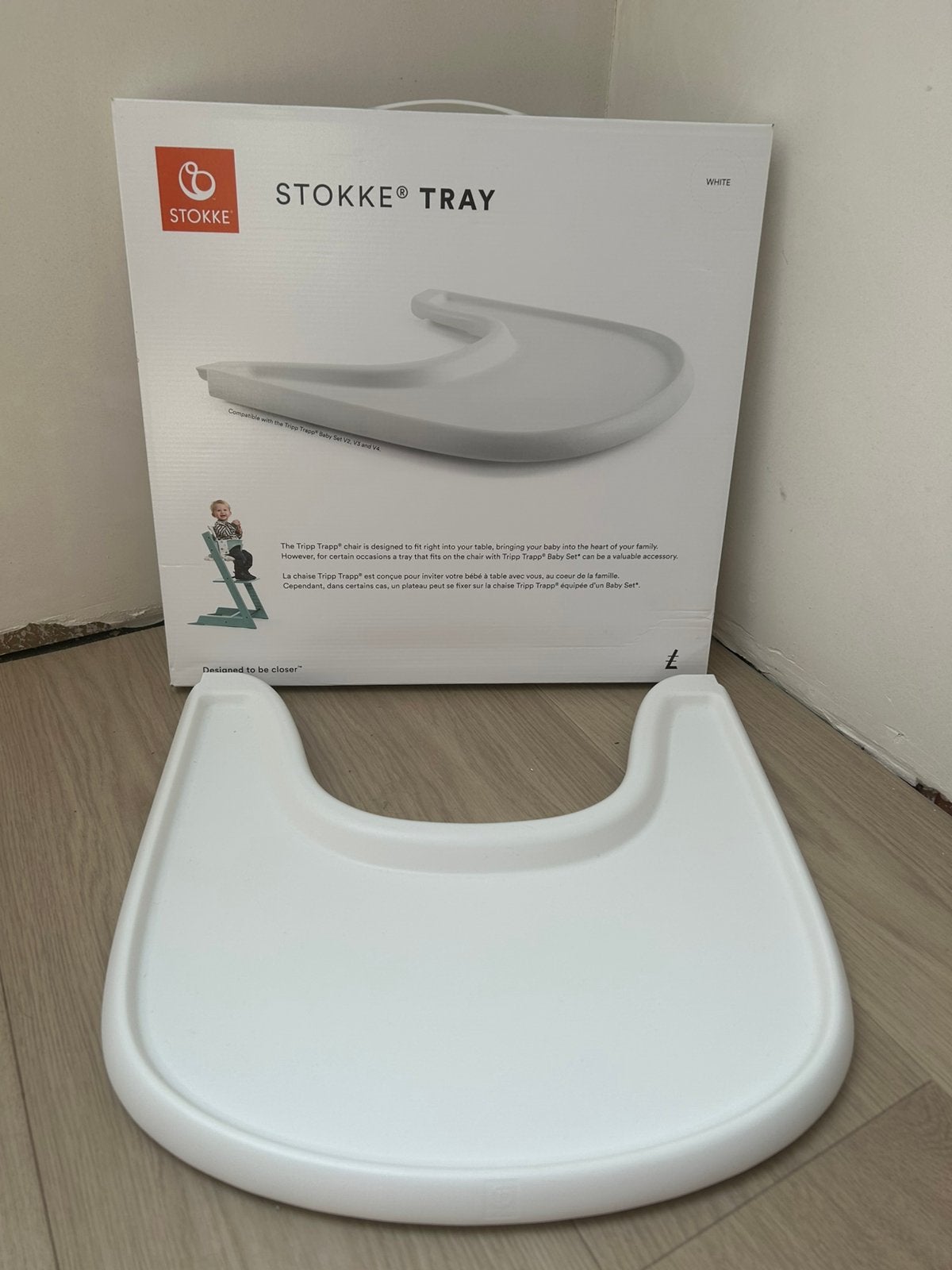 Stokke tray, Ophalen, Zo goed als nieuw