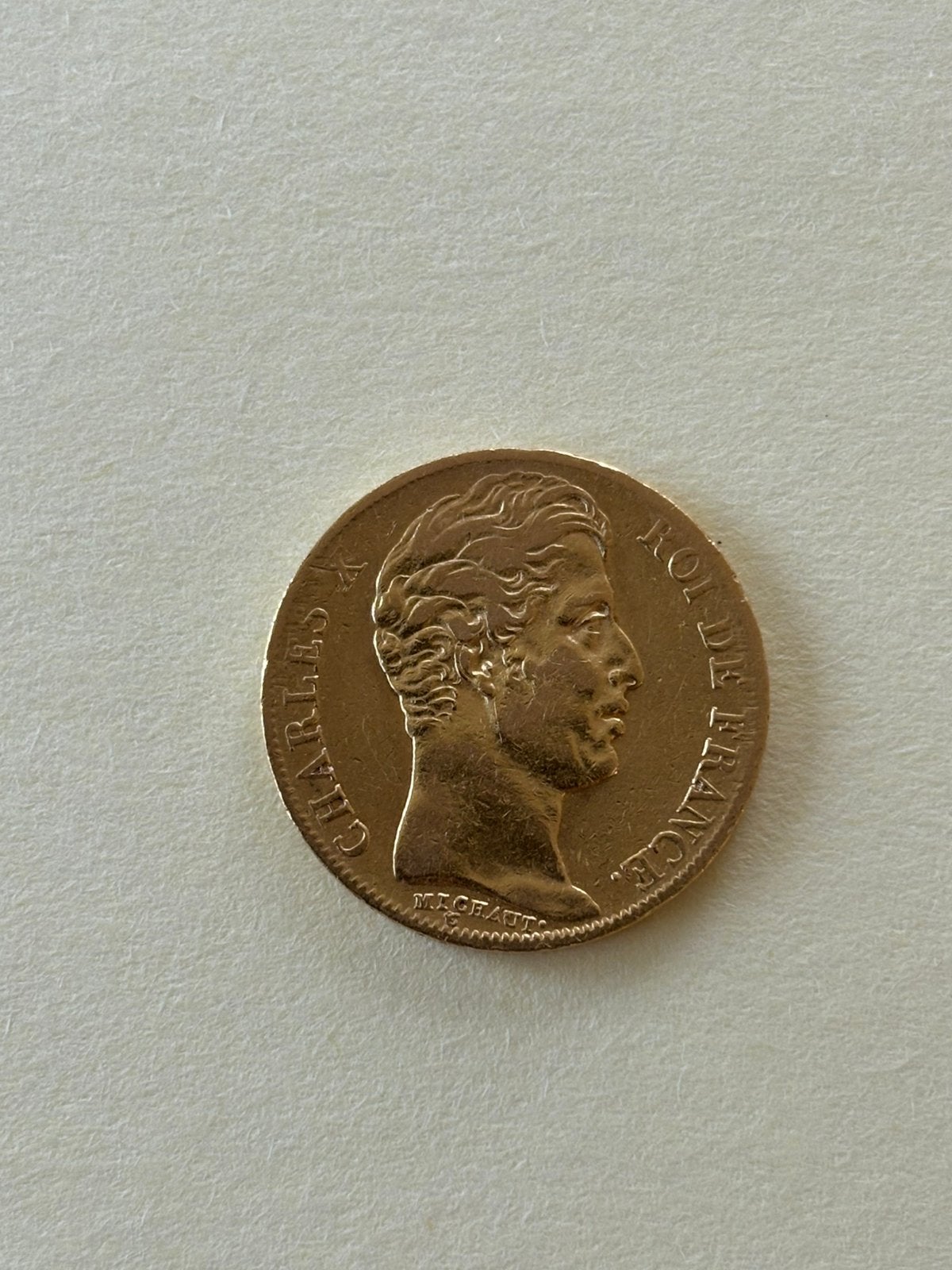 20 Fr or Charles X 1825 W, Timbres & Monnaies, Monnaies | Europe | Monnaies euro, Enlèvement ou Envoi, Monnaie en vrac, Autres valeurs