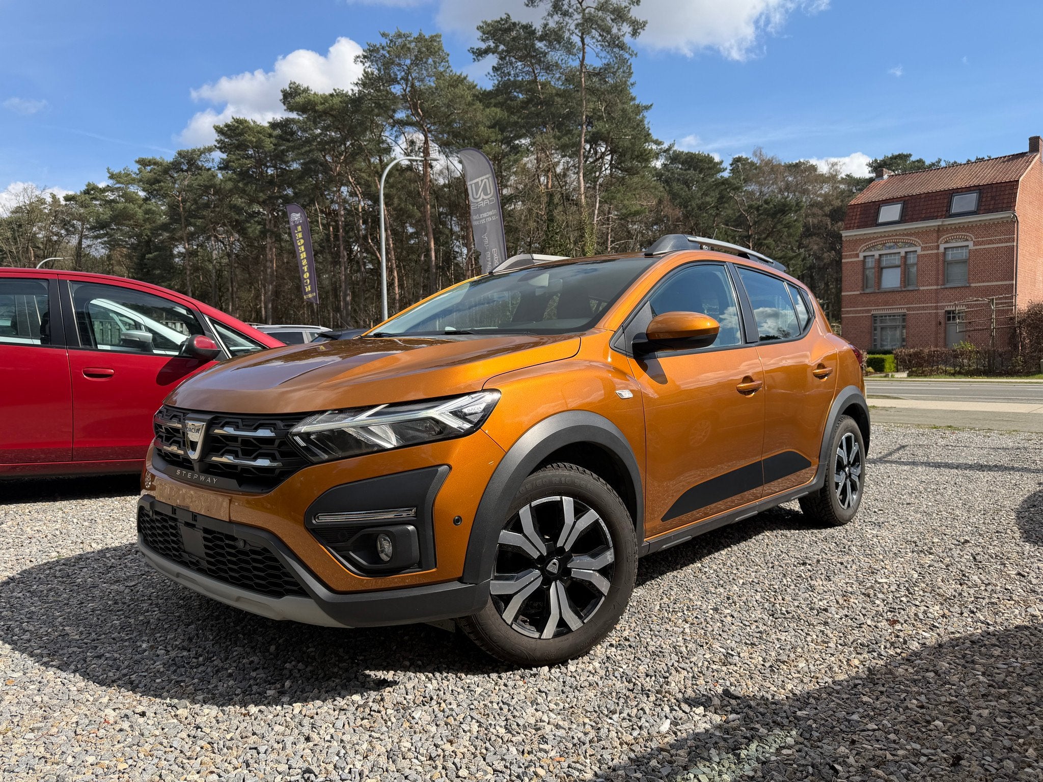 Dacia Sandero Stepway 1.0B + LPG EURO6d '21 + 12M GARANT, Auto's, Stof, Gebruikt, 67 kW, Bedrijf