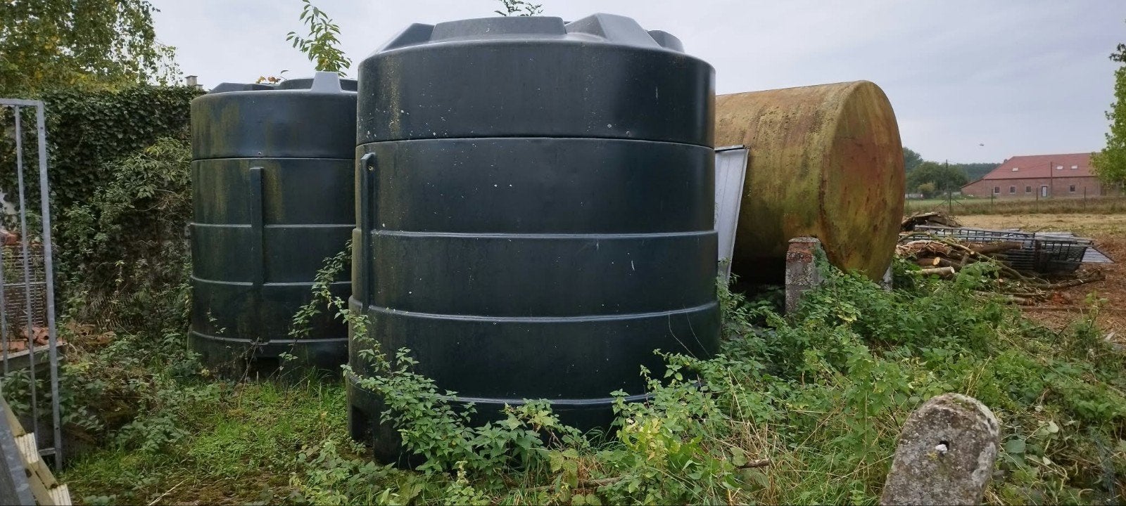 cuve a mazout double parroie 5000L, Enlèvement
