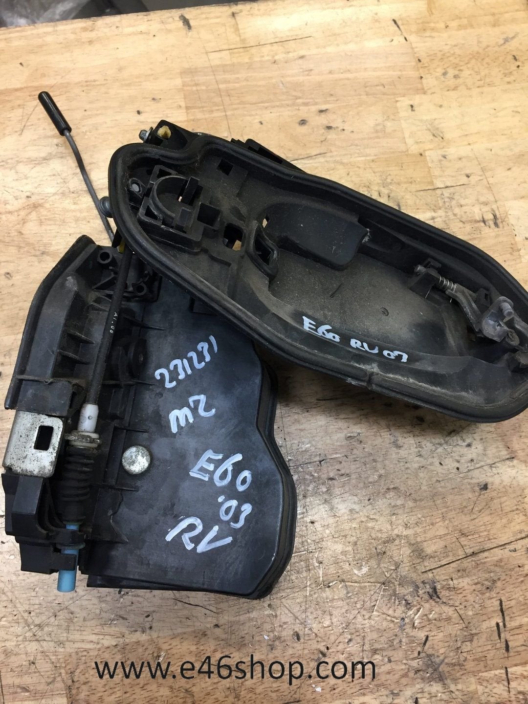 BMW E60 E61 5 serie deurslot rechts voor met greep, Auto-onderdelen, Gebruikt, -, -, Ophalen of Verzenden