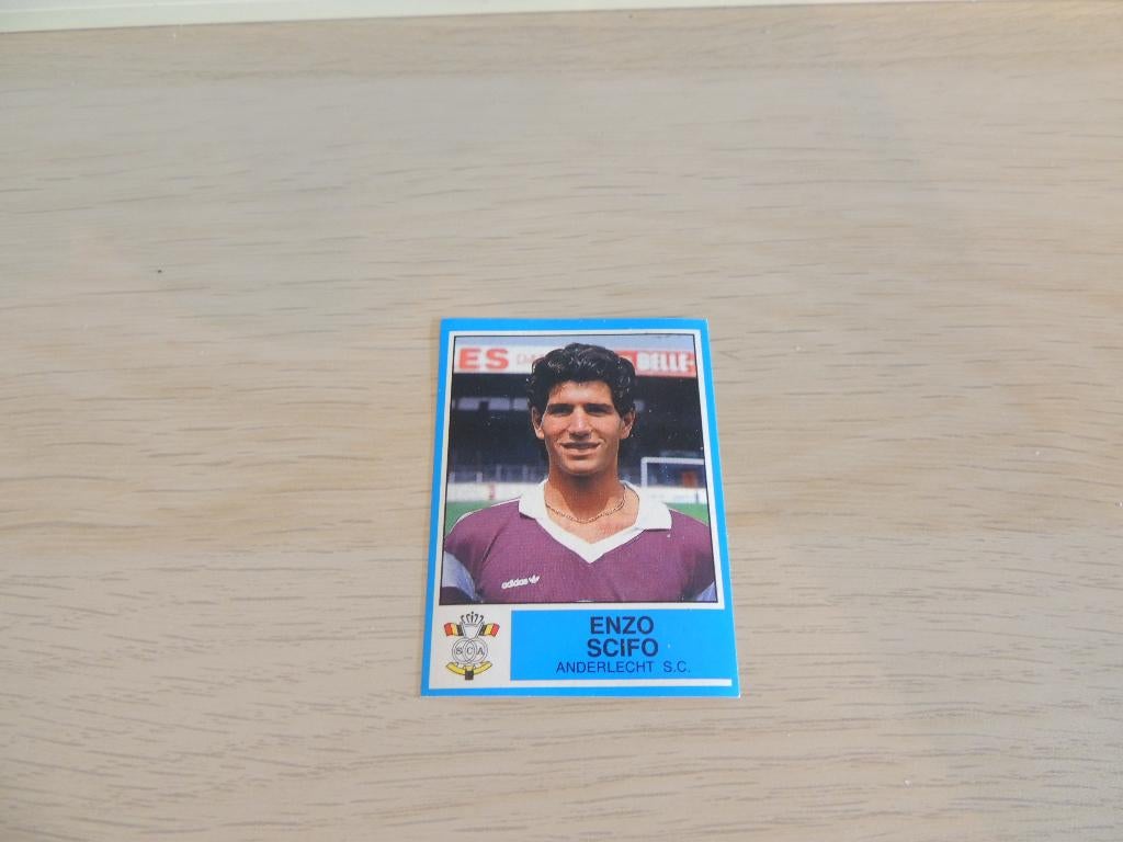 Panini FB 87 Enzo Scifo !, Ophalen of Verzenden, Zo goed als nieuw