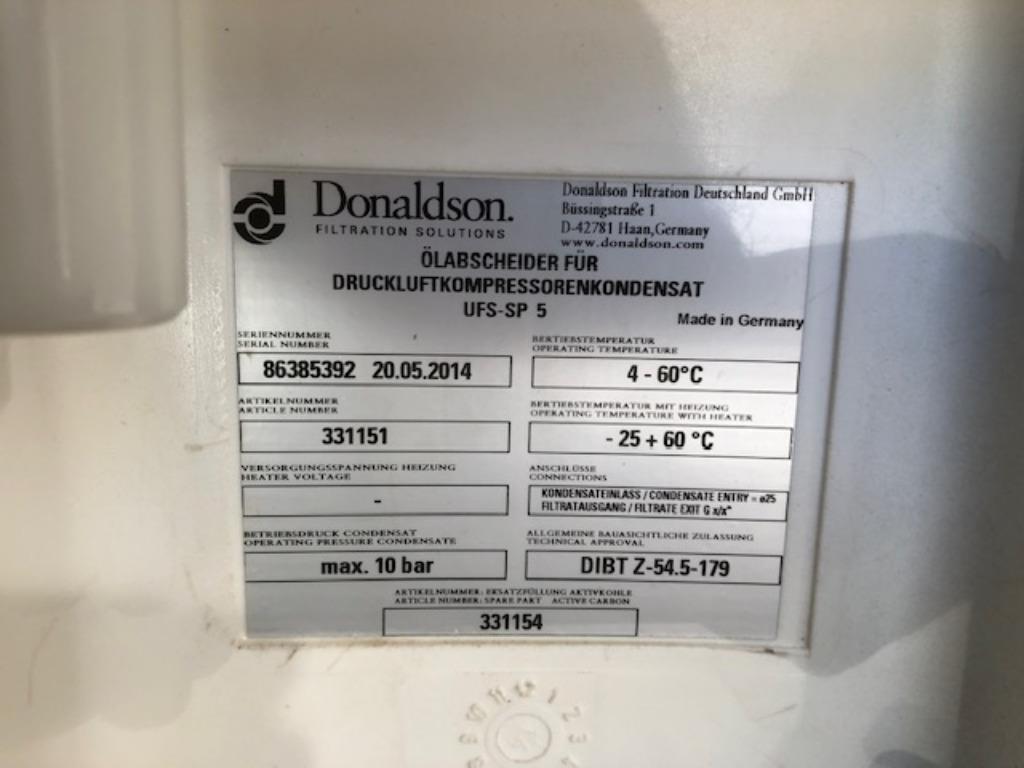 Olieafscheider compressor, Zakelijke goederen, Ophalen