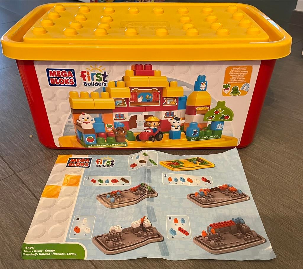 Mega bloks First Builders, Kinderen en Baby's, Speelgoed | Bouwstenen, Ophalen, Gebruikt, Megabloks