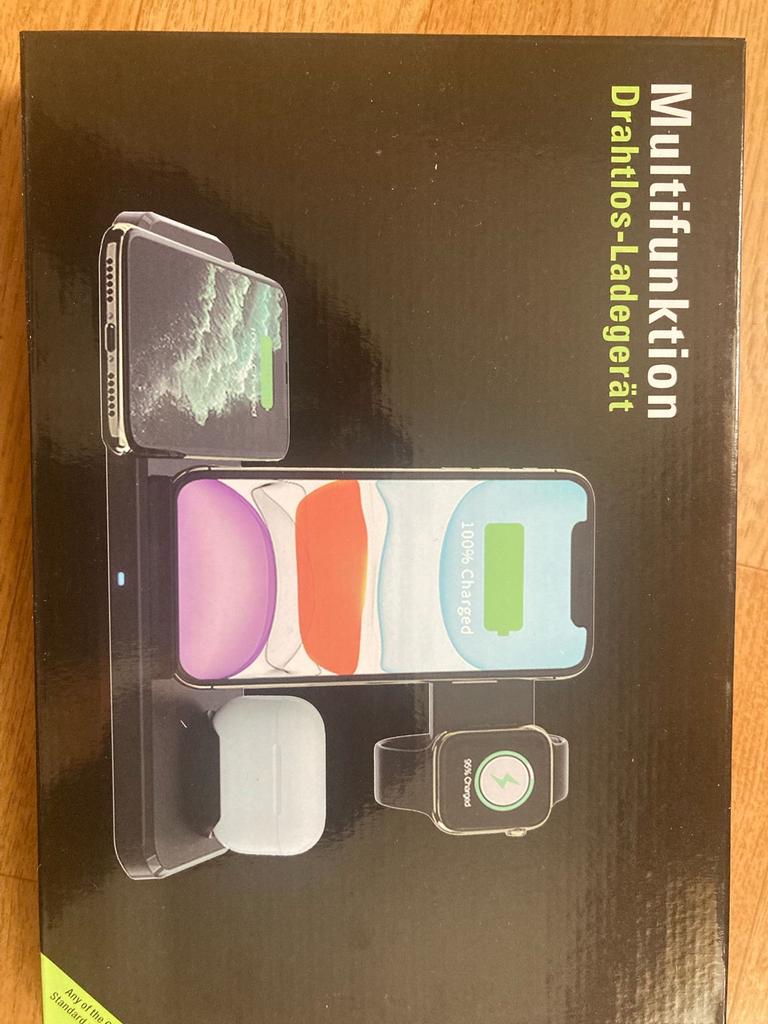 4-in-1 multifunctionele draadloze oplader, Ophalen, Nieuw, Verhoogde capaciteit