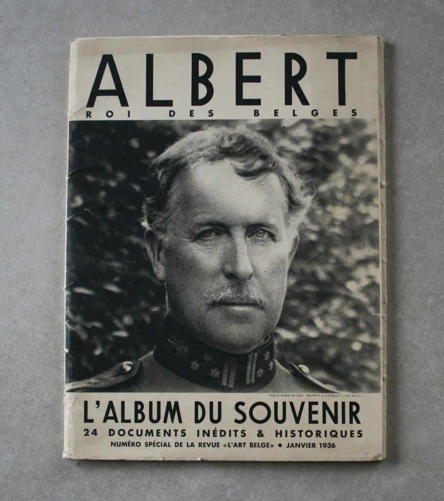 Albert Roi des Belges. 24 documents inédits & historiques., Verzamelen, Koningshuis en Royalty, Ophalen of Verzenden, Gebruikt