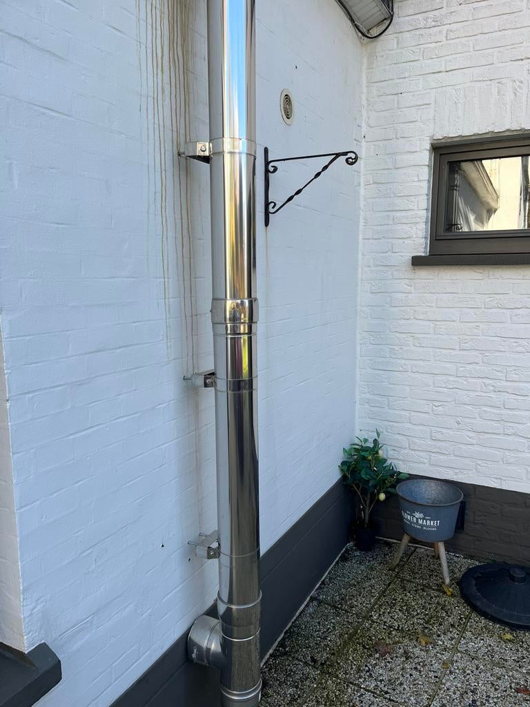 Dubbelwandige kachelbuizen, Ophalen, Zo goed als nieuw