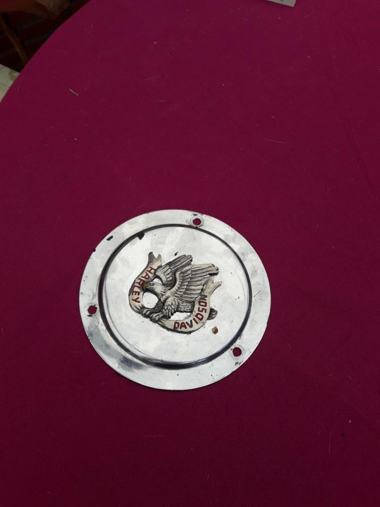 H-D  Derby cover 3 gaten, Motoren, Ophalen, Gebruikt