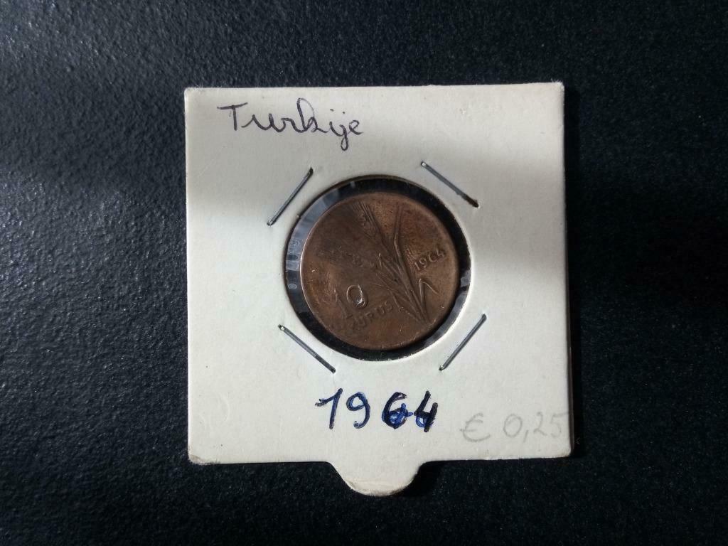 pièce 10 kurus, 1964, de Turquie, Enlèvement ou Envoi