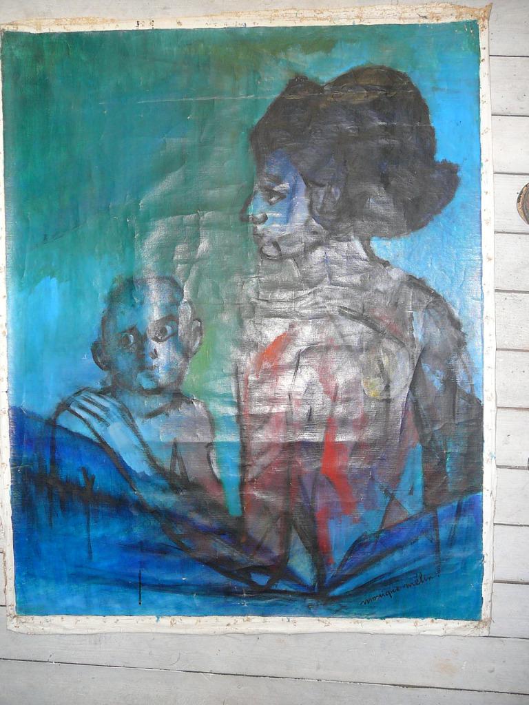 schilderij olie/doek MONIQUE MELIN, Ophalen