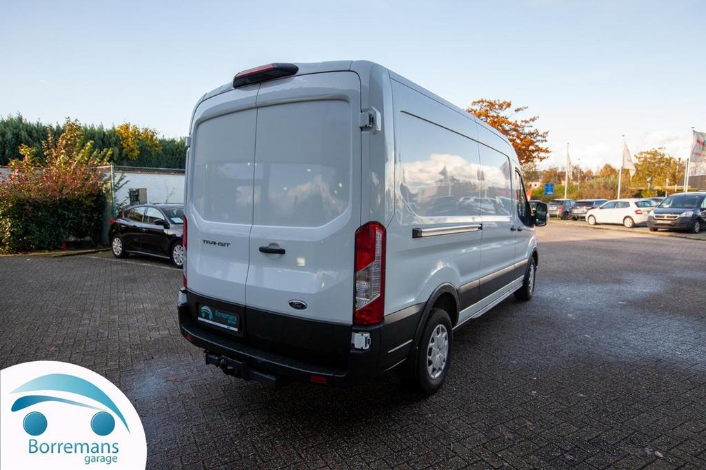 Ford Transit 2T 330 L3H2 ecoblue 130 trend business, Auto's, Bestelwagens en Lichte vracht, 0 kg, Wit, 130 pk, Parkeersensor