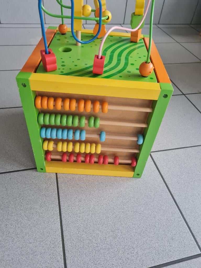 Activiteitenkubus, Kinderen en Baby's, Speelgoed | Houten speelgoed, Ophalen