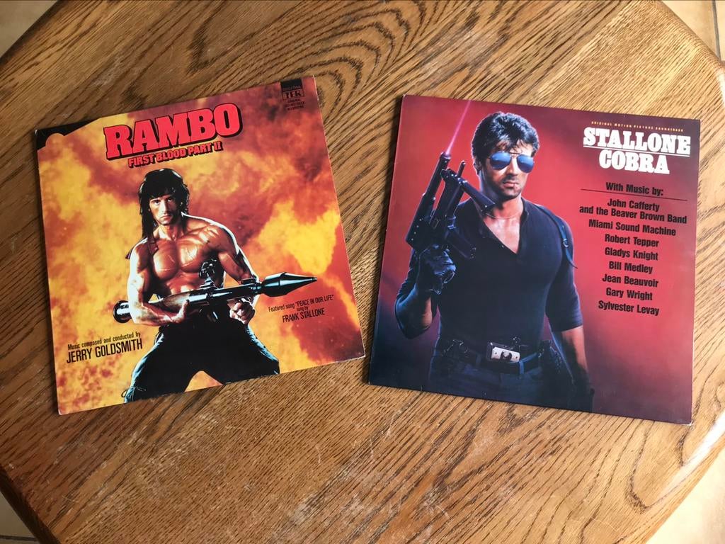Vinyles Rambo & Cobra, Zo goed als nieuw