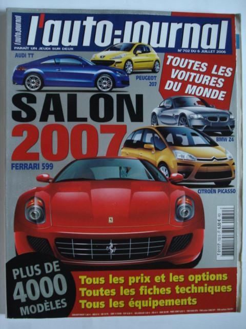 L'auto-journal 702 Salon 2007 Toutes les voitures du monde, Verzenden, Zo goed als nieuw, Algemeen
