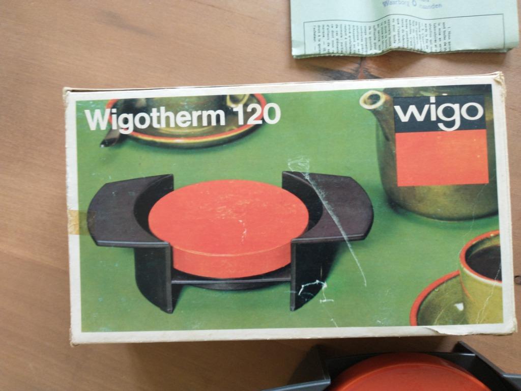 Wigotherm warmhoudplaat, Ophalen of Verzenden, Gebruikt, Gietijzer, Overige typen