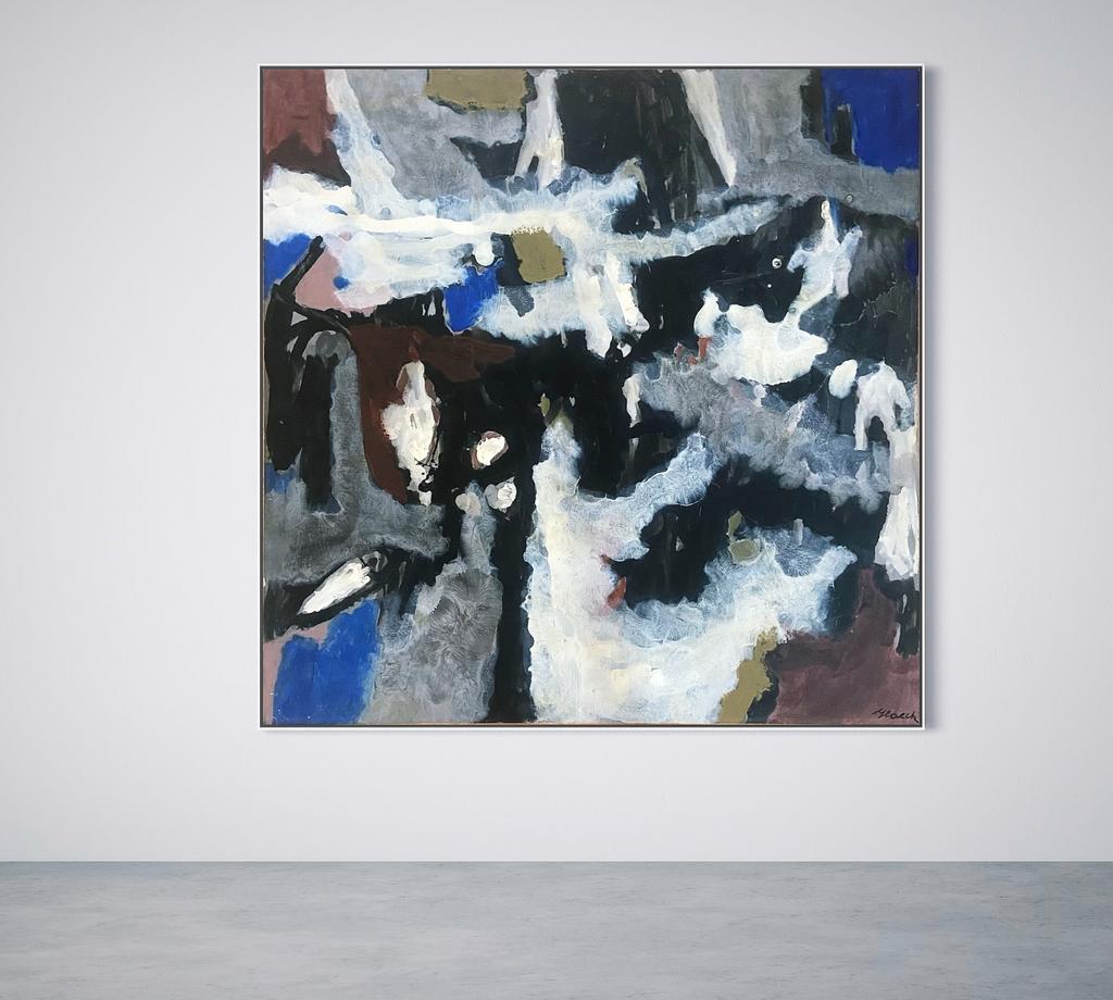 Composition abstraite - Rigobert Haeck, Enlèvement
