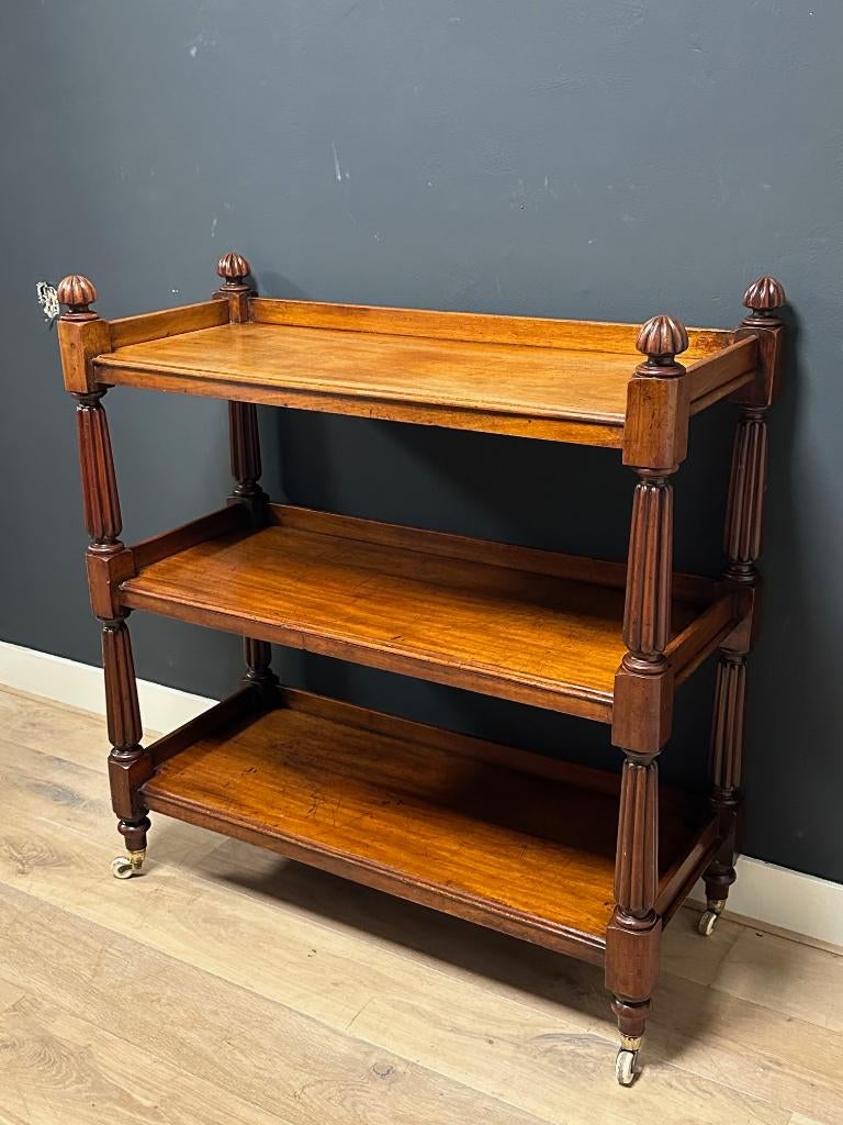 Antieke mahonie wandtafel / etagaire, Enlèvement ou Envoi