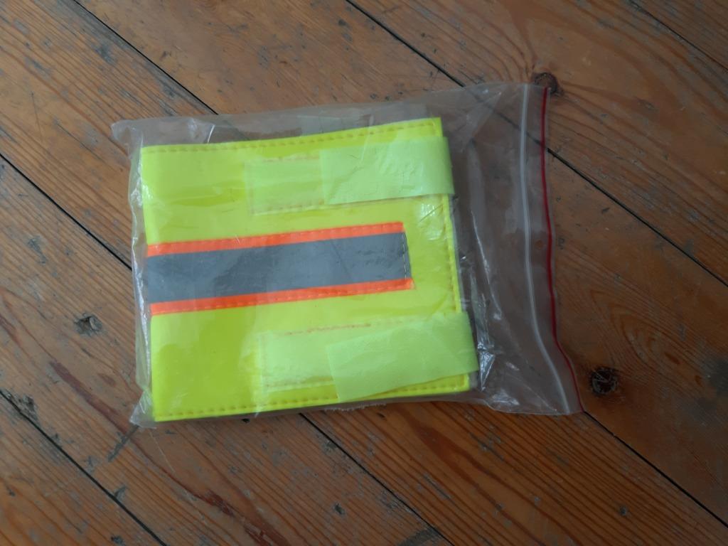 reflecterende band voor benen ruiter,, Dieren en Toebehoren, Ophalen of Verzenden, Nieuw, Bovenkleding