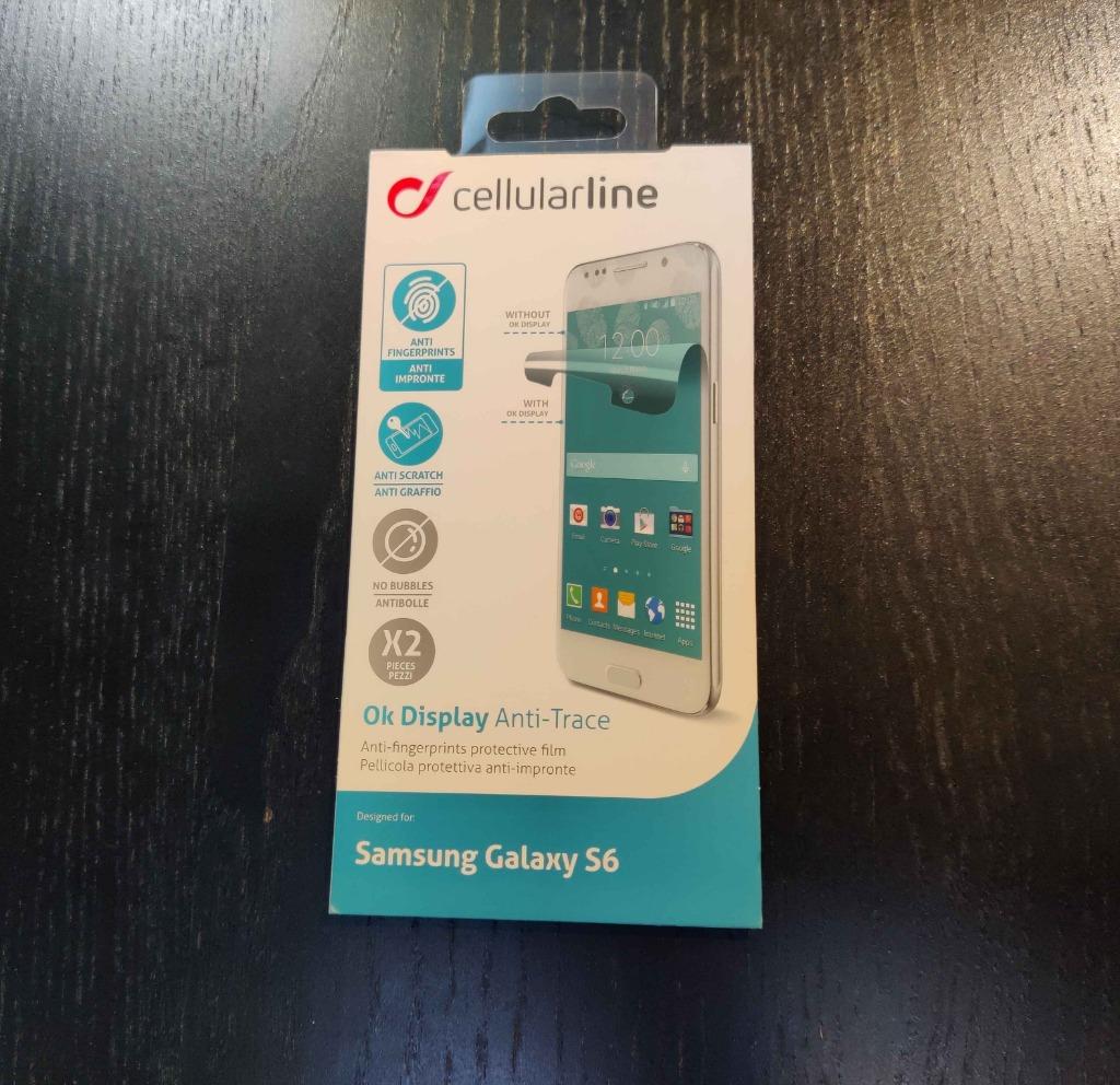 Samsung Galaxy S6 Screen Protector (Cellularline), Enlèvement ou Envoi, Neuf, Autres modèles, Façade ou Cover