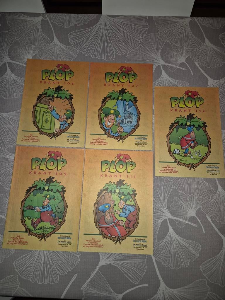 Plop krant. Jaar 2000. 0,50 euro per stuk, Ophalen