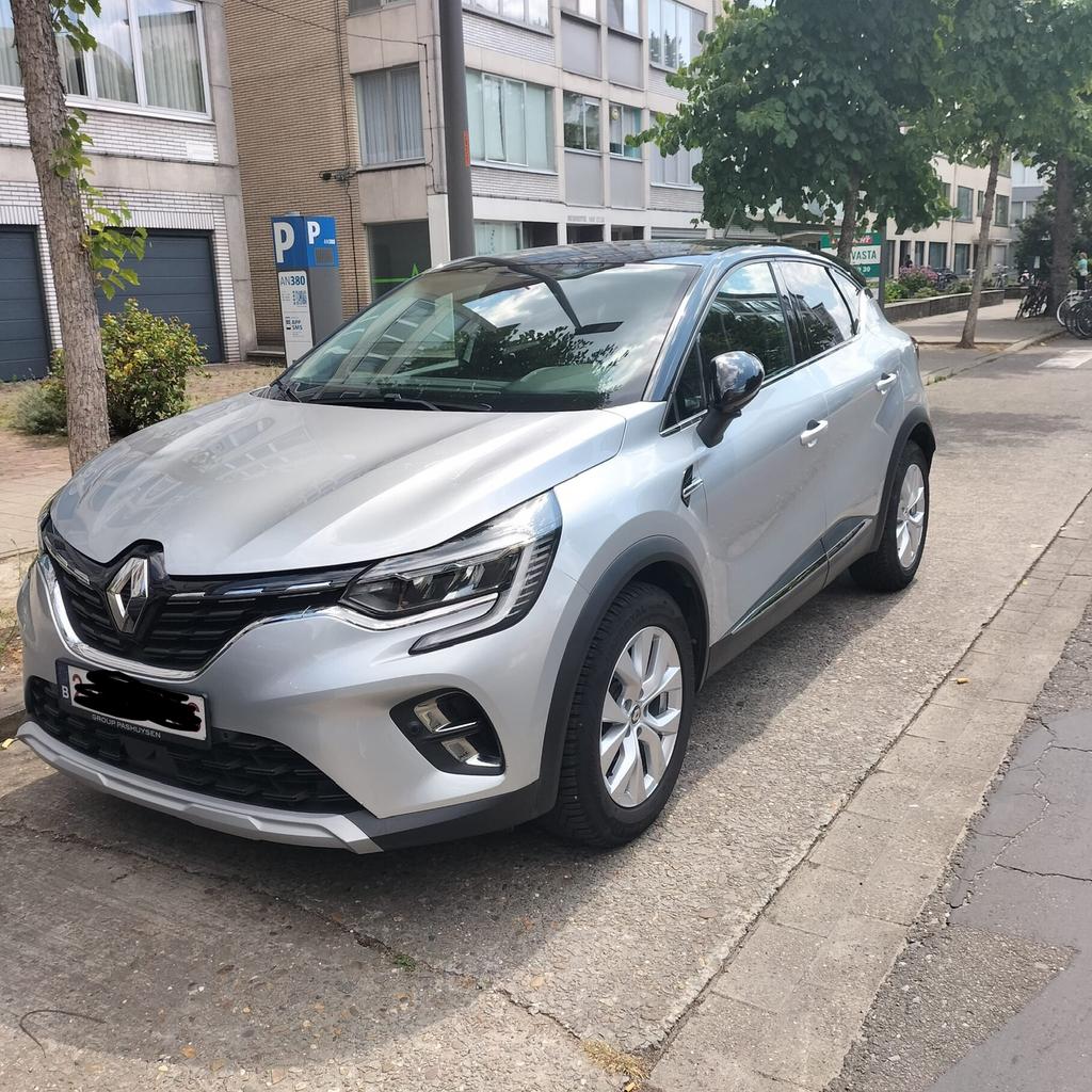 Renault Captur Intens  TCE100, Euro 6, Leder en Stof, Zwart, Handgeschakeld