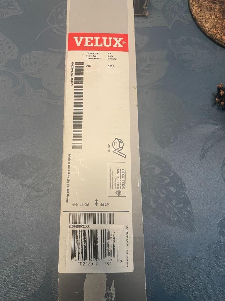 Store enrouleur occultant Velux gris DKL C01 0705S (neuf), Maison & Meubles, Neuf, Gris, Moins de 100 cm, Enlèvement