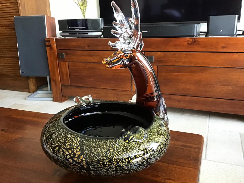 Mooie asbak ( Murano ), Ophalen
