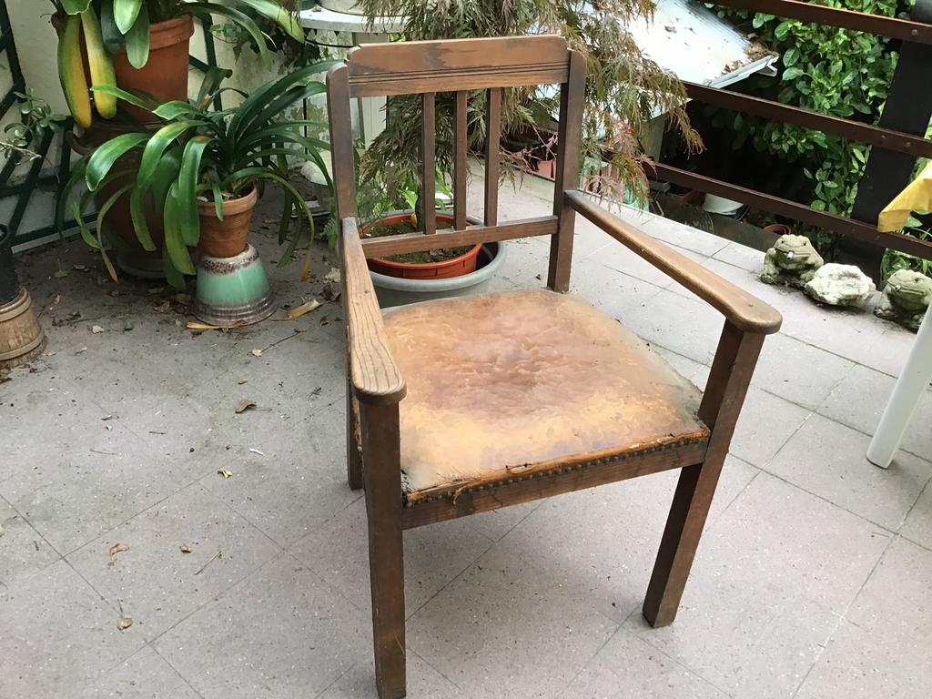 Fauteuil de bureau en chêne, Antiquités & Art