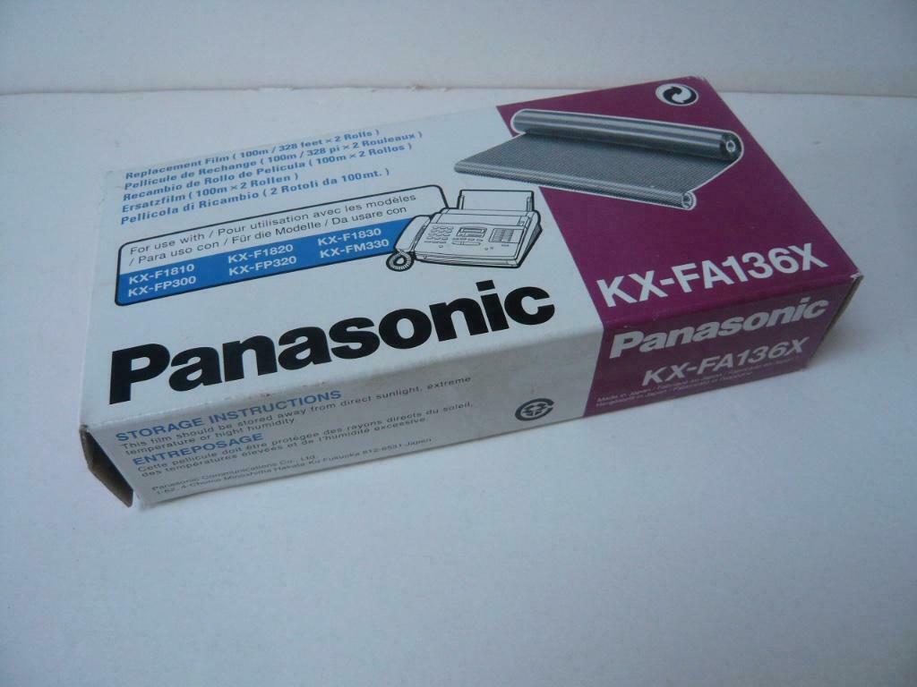 Fax rouleaux de recharge Panasonic, Enlèvement ou Envoi, Utilisé, Accessoires