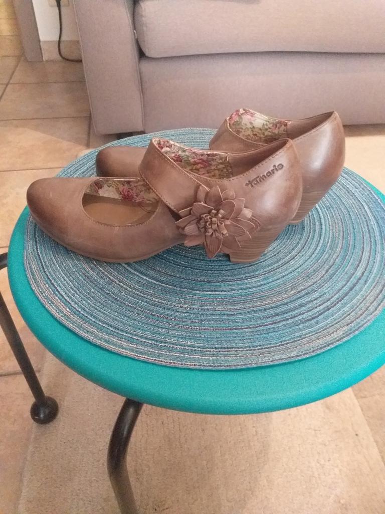 tamaris cuir, Tamaris, Enlèvement ou Envoi, Chaussures à haut talons, Brun