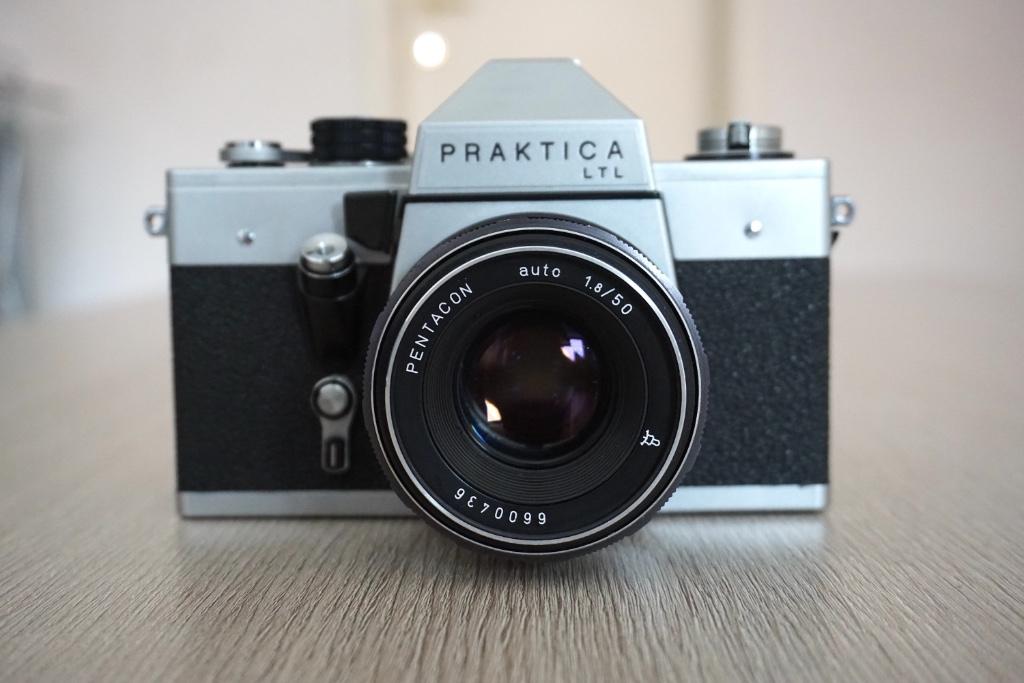 Praktica LTL + Pentacon auto 1.8/50, Audio, Tv en Foto, Ophalen of Verzenden, Gebruikt, Spiegelreflex, Overige Merken