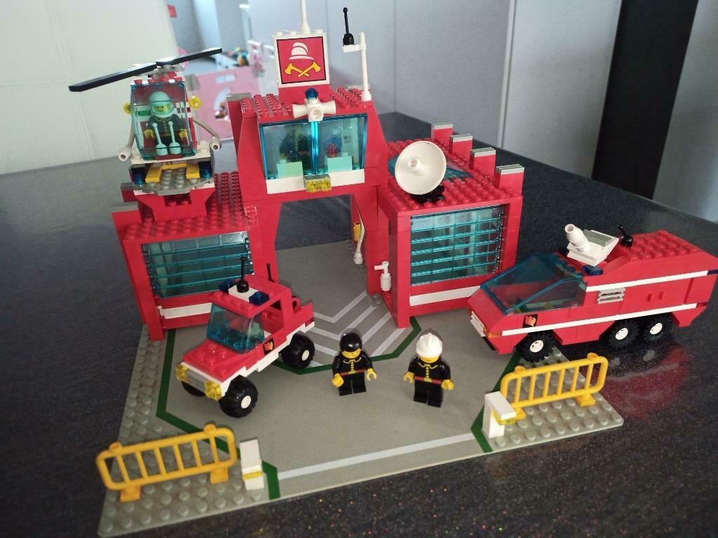 Lego 6389 - Fire Control Center (1990), Lego, Ensemble complet, Instructions incluses, Utilisé