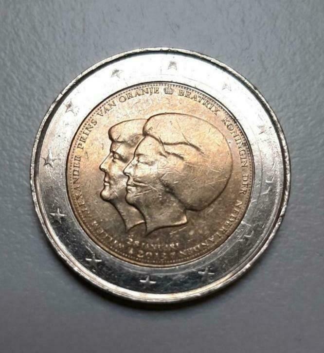 2 EUROMUNT 2013 KRONING NEDERLAND, Postzegels en Munten, Munten | Europa | Euromunten, Ophalen of Verzenden, Overige landen, 2 euro