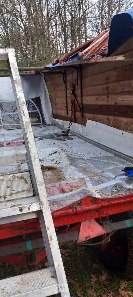 Plattewagen graanwagen, Zakelijke goederen, Landbouw | Werktuigen, Ophalen