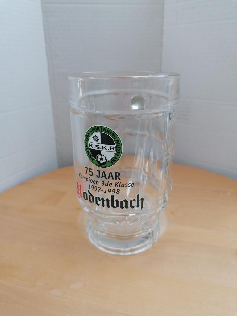 Glas Rodenbach 75 jaar voetbal K.S.K.R. 1997-1998, Enlèvement ou Envoi, Comme neuf