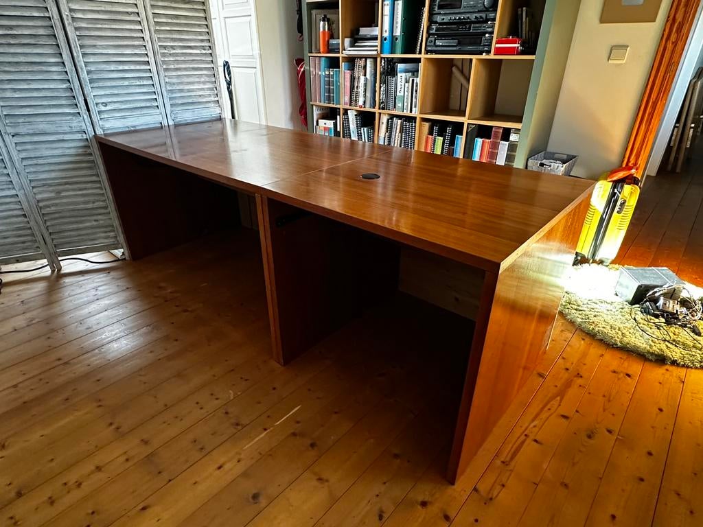 Bureau en plaqué acajou, Huis en Inrichting, Bureaus, Gebruikt, Ophalen