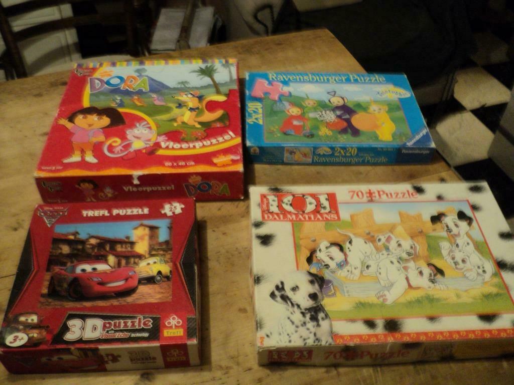 puzzels vanaf 25 st tot 70 st à 3 euro per stuk, Ophalen of Verzenden