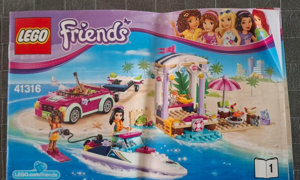 Lego FRIENDS beachset, Ophalen, Complete set, Lego