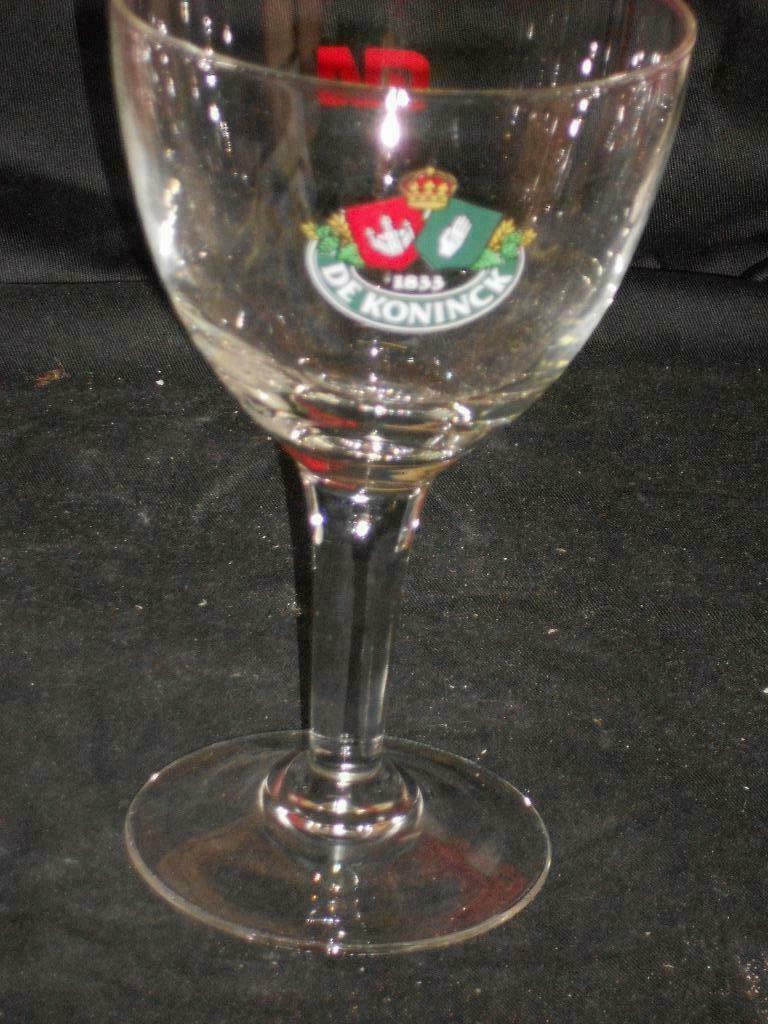 Bierglazen.De Koninck.Bolleke.Rubens.GVA..D 142, Ophalen of Verzenden, Gebruikt, Glas of Glazen, De Koninck