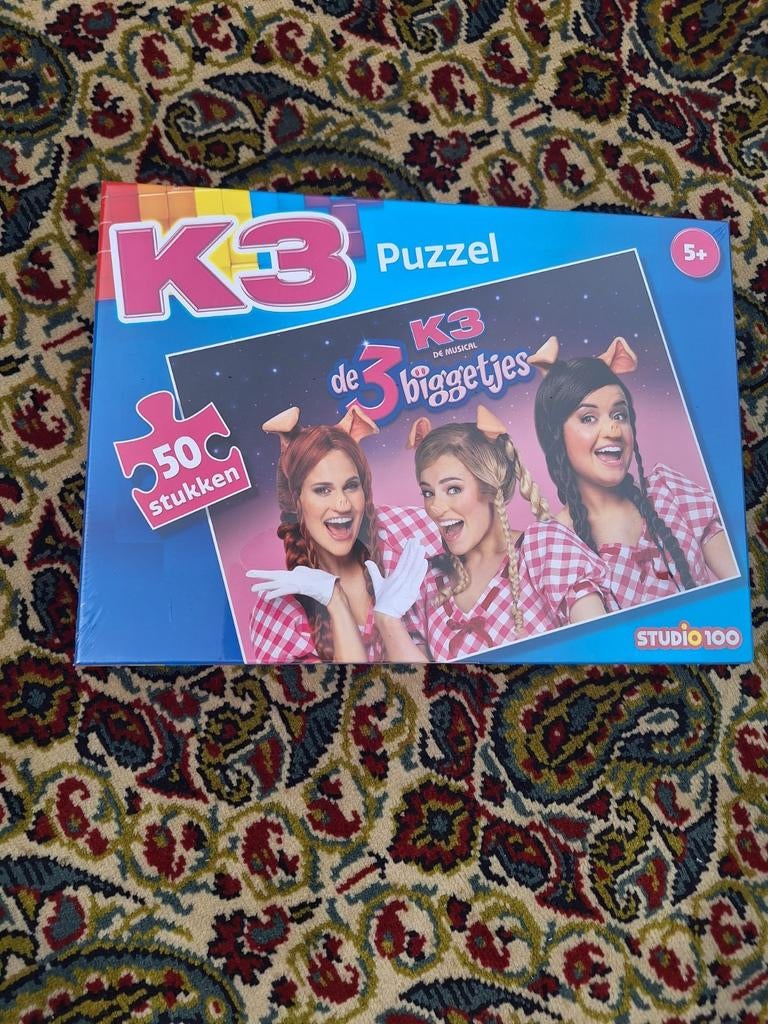 K3 puzzel de drie biggetjes nieuw, Ophalen, Nieuw